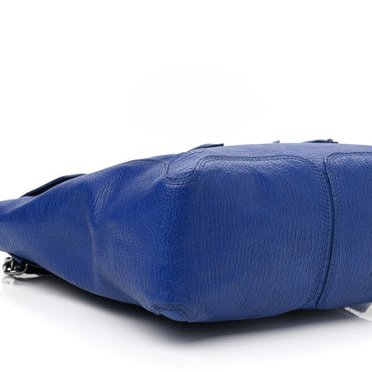 3.1 Phillip Lim Textured Calfskin Large Pashli Satchel Cobalt 9 of 10