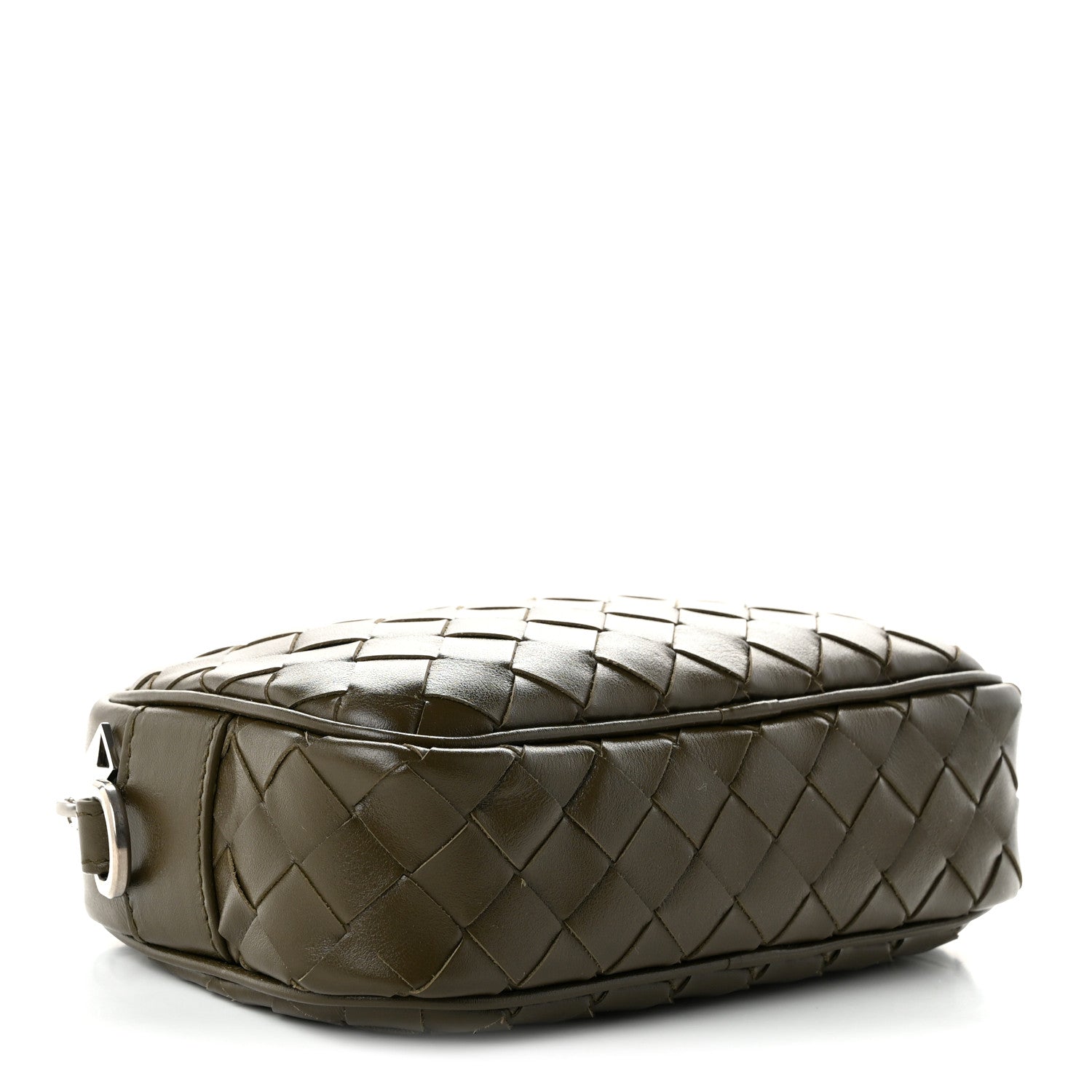 Bottega Veneta Calfskin Intrecciato Small Camera Bag Mud 4 of 10