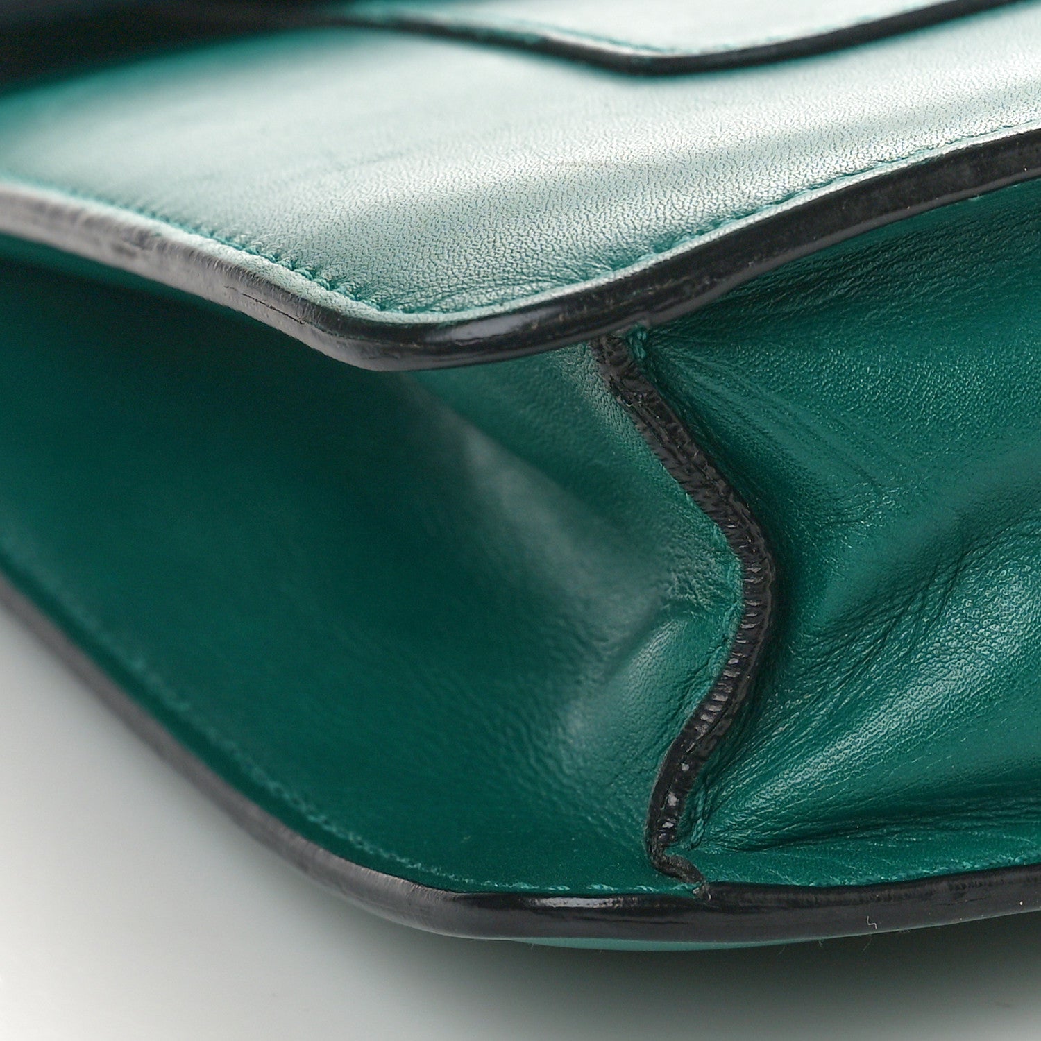 Bulgari Calfskin Serpenti Forever Crossbody Emerald Green 8 of 11