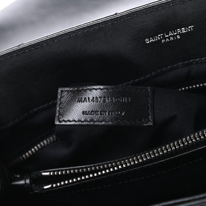 Saint Laurent Calfskin Y Quilted Monogram Medium Loulou Chain Satchel Black 8 of 15