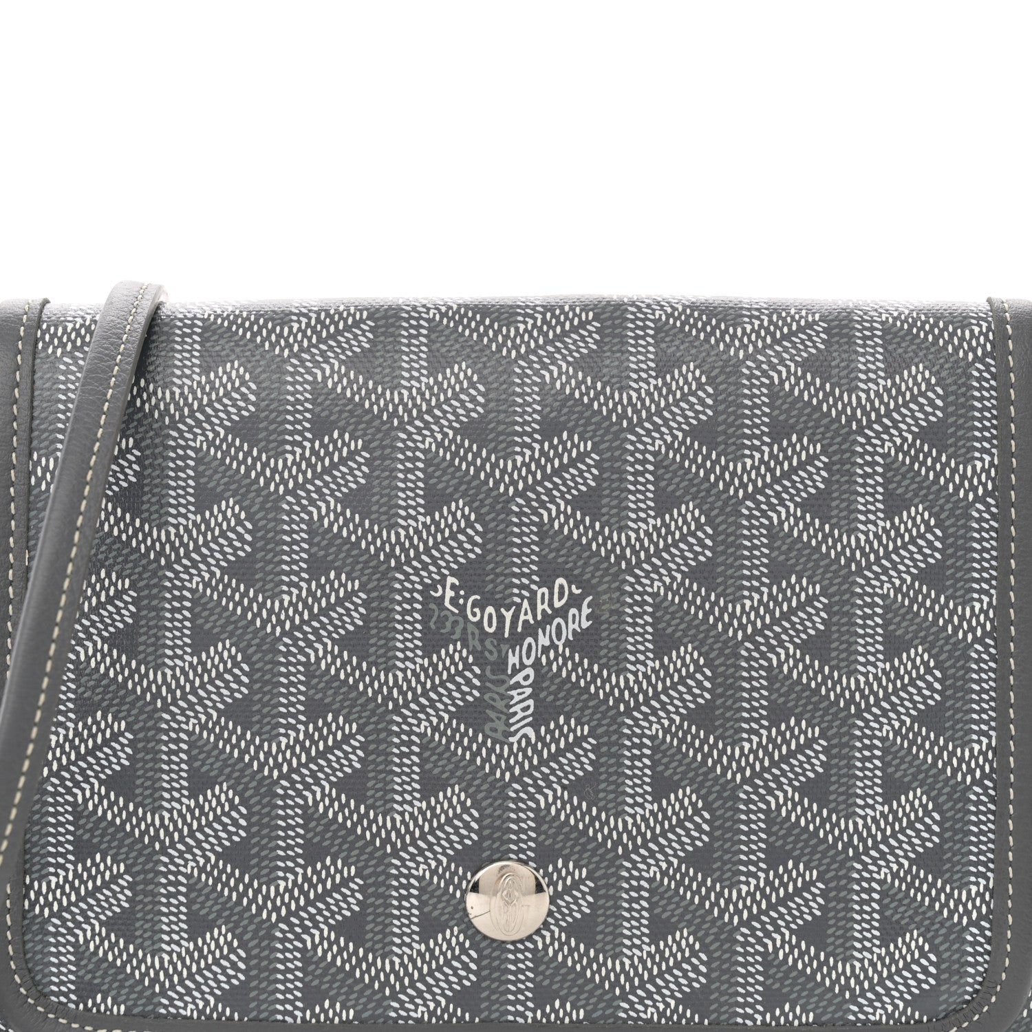 Goyard Goyardine Plumet Wallet Clutch Grey 8 of 10