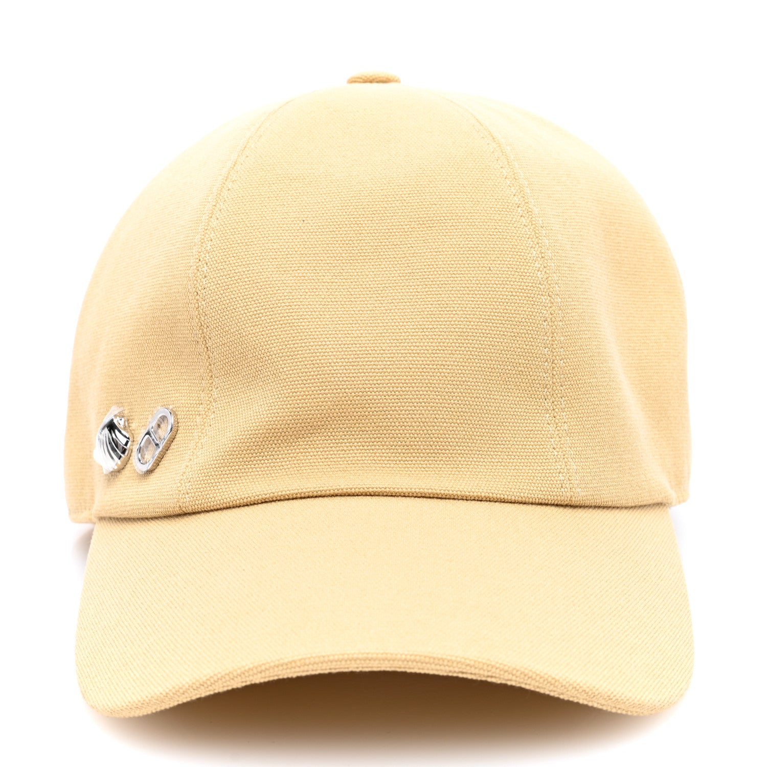 Hermes Cotton Canvas Serena Seashell Cap 59 Bege Albatre 3 of 8