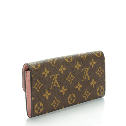 Louis Vuitton Monogram Emilie Wallet Rose Ballerine 3 of 7