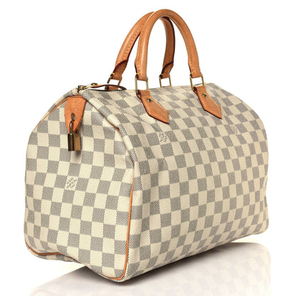 Louis Vuitton Damier Azur Speedy 30 2 of 4