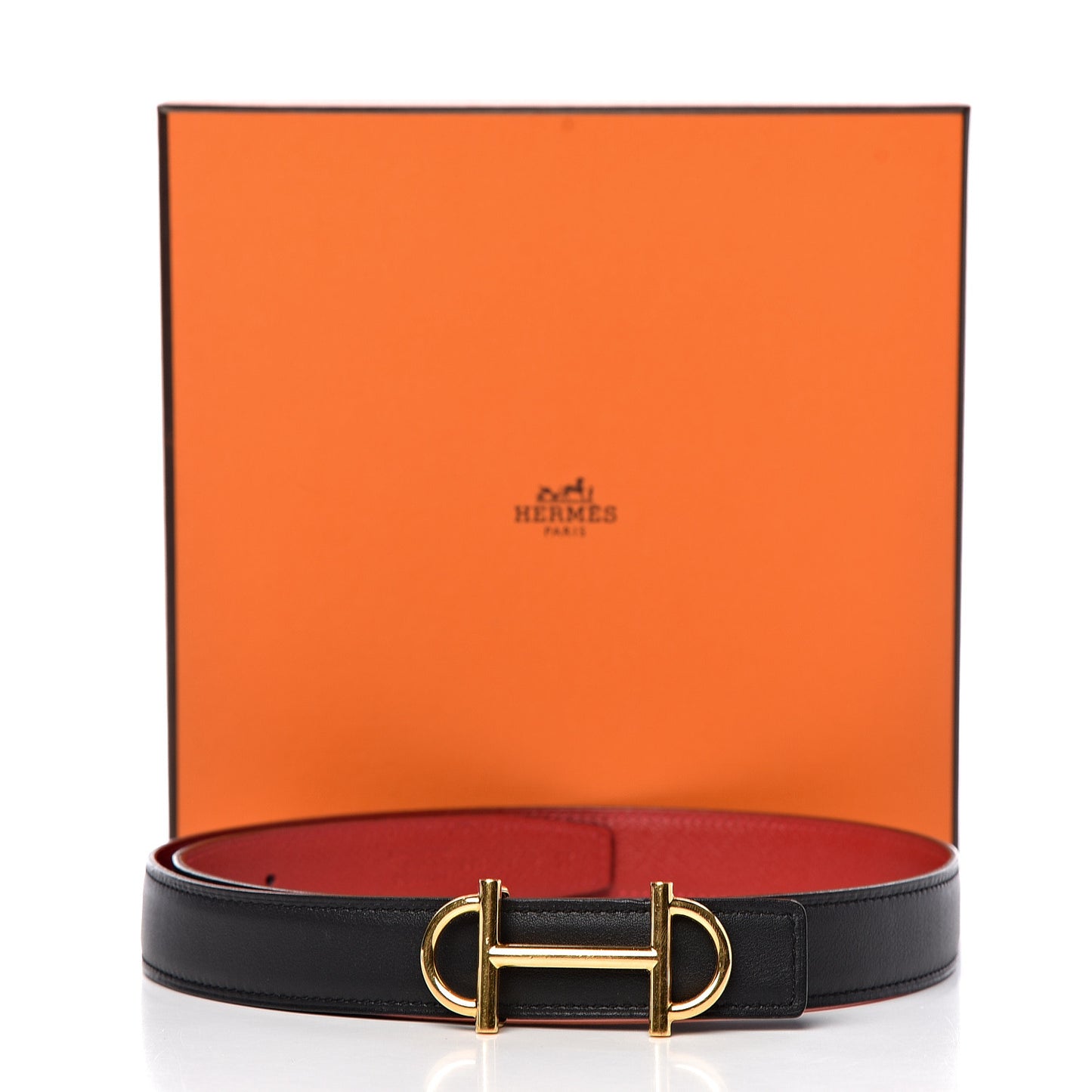 Swift Epsom 24mm Gamma Belt 75 Black Rouge Casaque