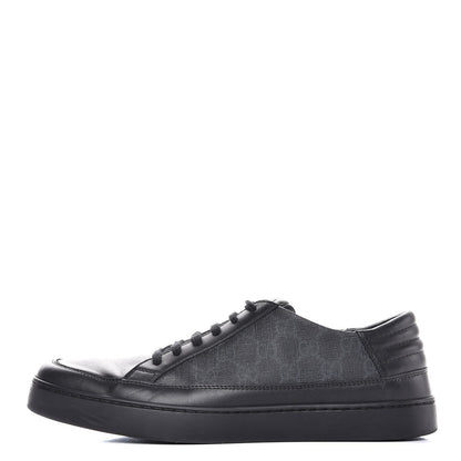Gucci GG Supreme Monogram Mens Sneakers 9.5 Black 1 of 11
