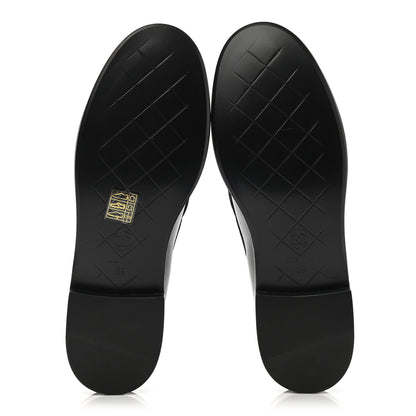 Chanel Lambskin Quilted CC Turnlock Loafers 39 Black 5 of 8