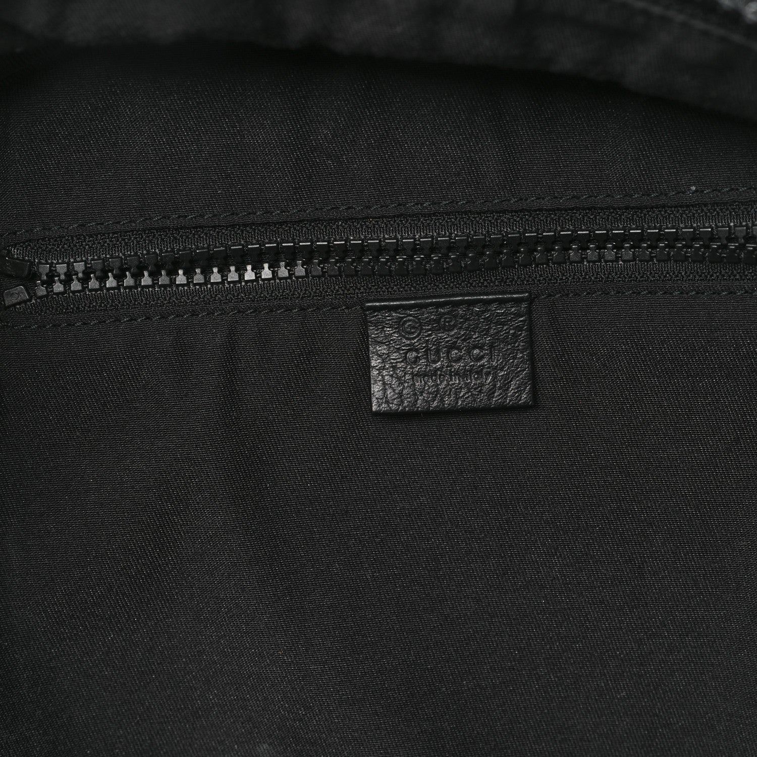 Gucci Nylon Monogram Slim Backpack Black 6 of 12
