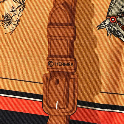 Hermes Silk Carre En Carres Scarf 90 3 of 4