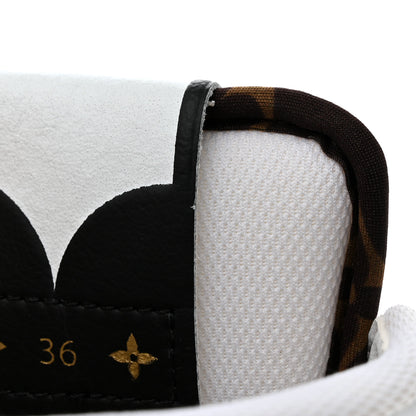 Louis Vuitton Recycled Polyester Charlie Sneakers 36 White Cacao Brown 10 of 10
