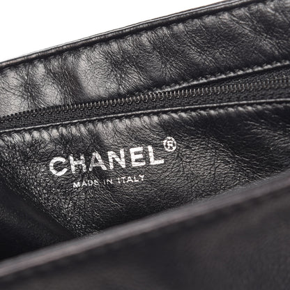 Chanel Caviar Half Moon Large Flap Black 6 of 10
