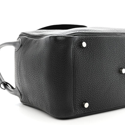 Hermes Taurillon Clemence Lindy 30 Black 9 of 10