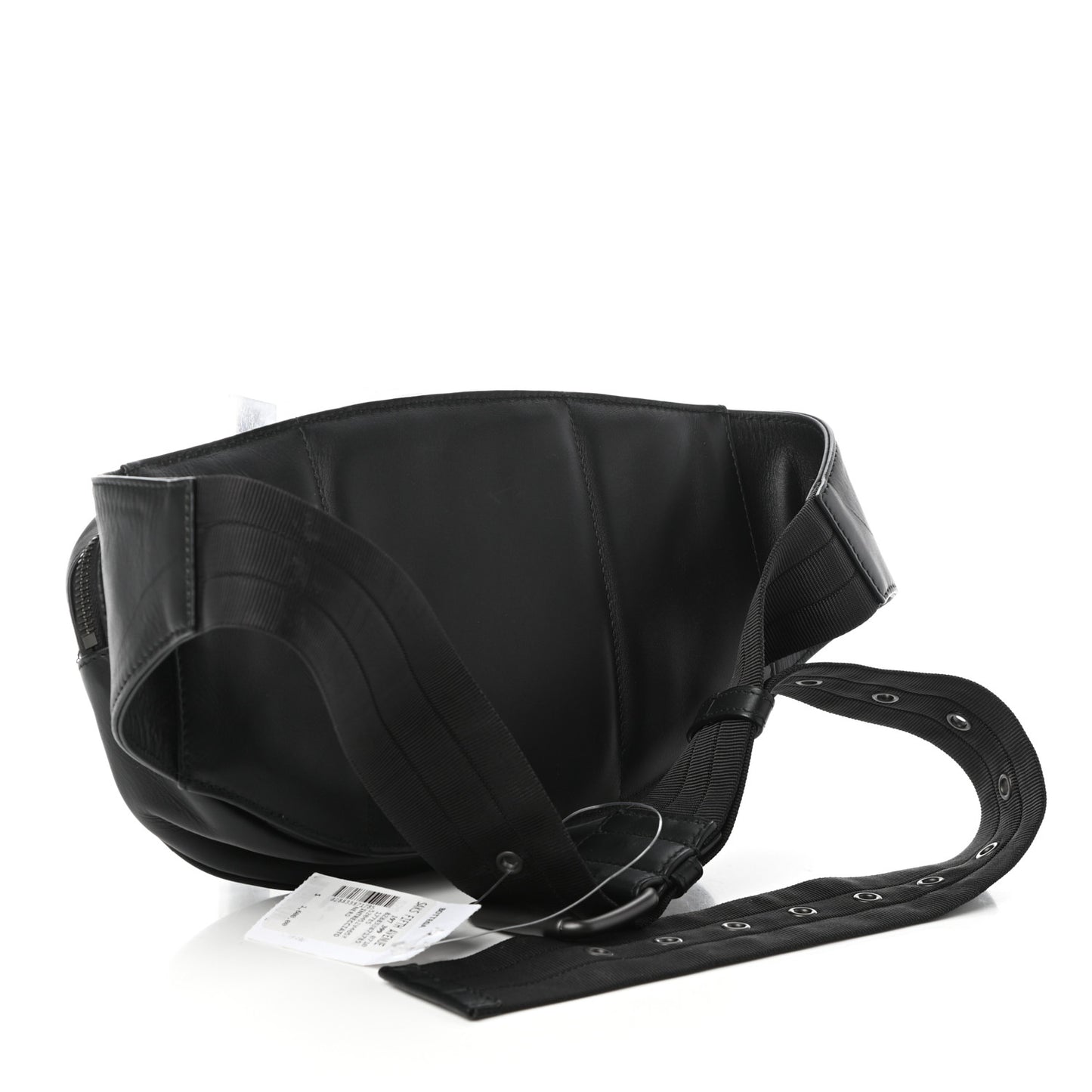 Nappa Intrecciato Belt Bag Black