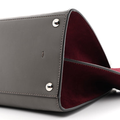 Fendi Vitello Dolce Century Petite 3Jours Tote Carbone Bordeaux 10 of 10