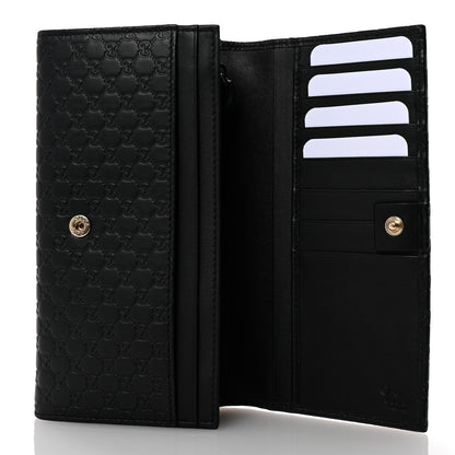 Gucci Soft Microguccissima Continental Wallet Black 5 of 11