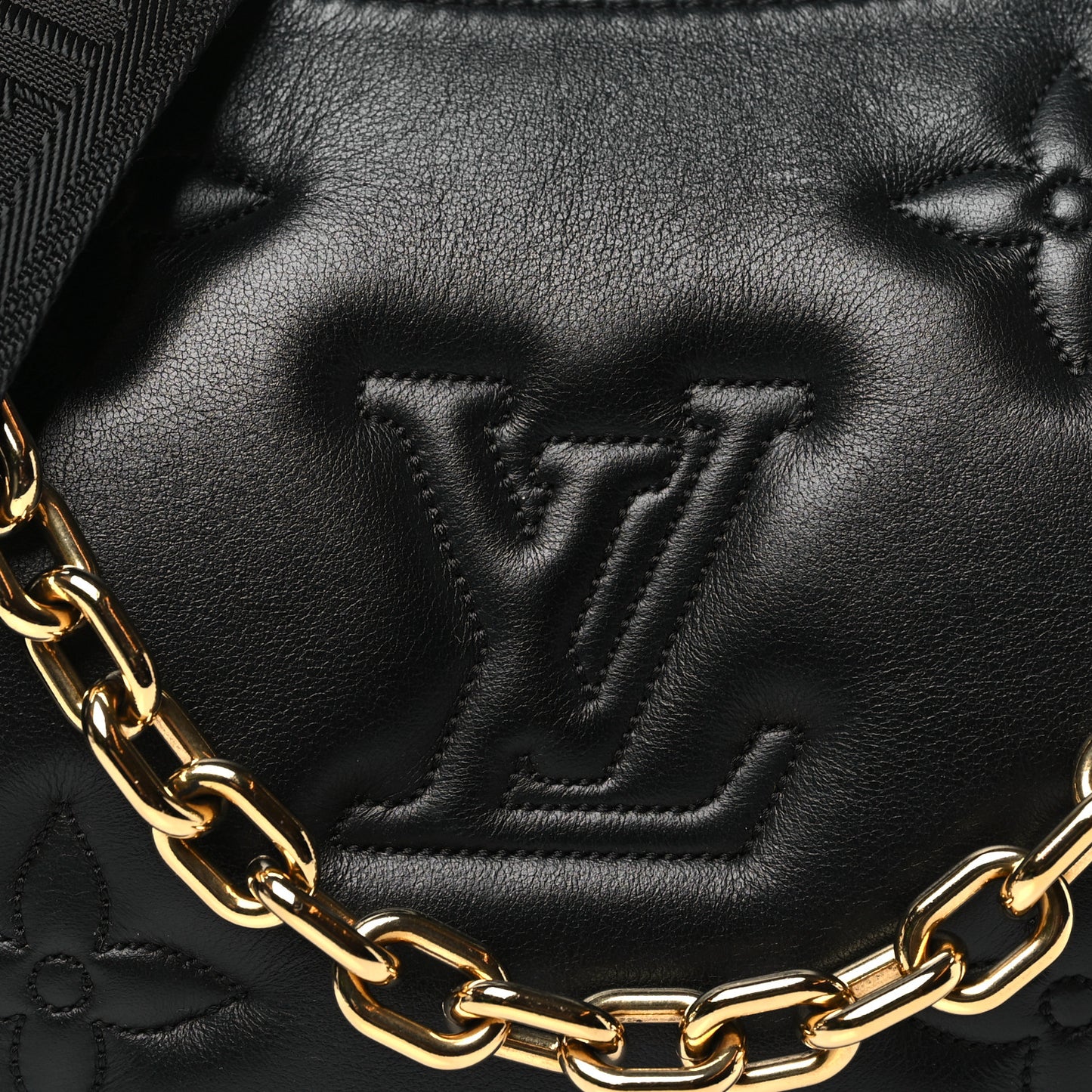 Calfskin Bubblegram Over The Moon Black