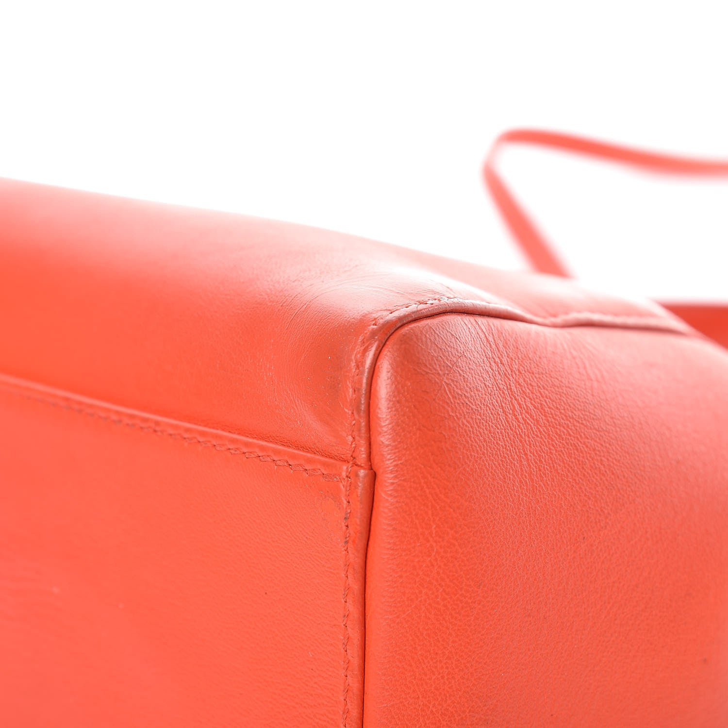 Fendi Nappa Mini Peekaboo Iconic Satchel Papavero 14 of 21