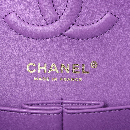 Chanel Caviar Quilted Small Double Flap Purple 6 of 10