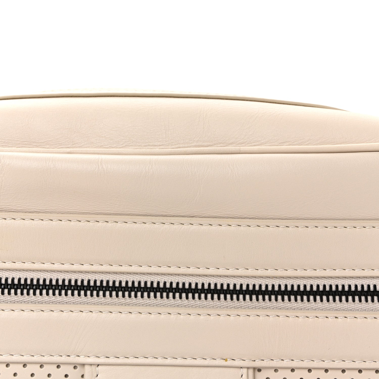 Bottega Veneta Perforated Calfskin Leggero Intrecciato Belt Bag Mist Plaster 8 of 10