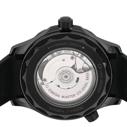 Omega Ceramic Rubber 43mm Seamaster Diver 300M Co-Axial Master Automatic Watch Black 210.92.44.20.01.003 4 of 5