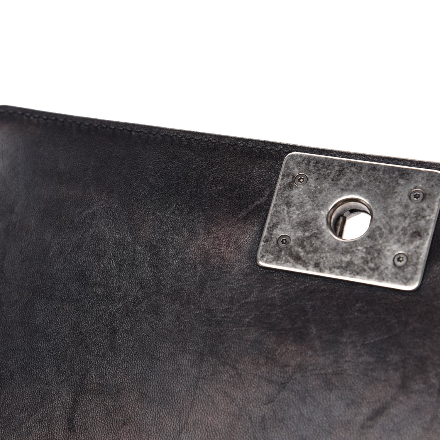 Chanel Lambskin Quilted Medium Boy Flap Black 9 of 14