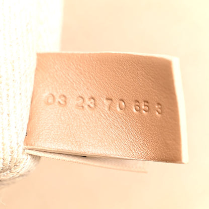 Chloe Linen Calfskin Medium Woody Ribbon Tote Blushy Beige 8 of 12