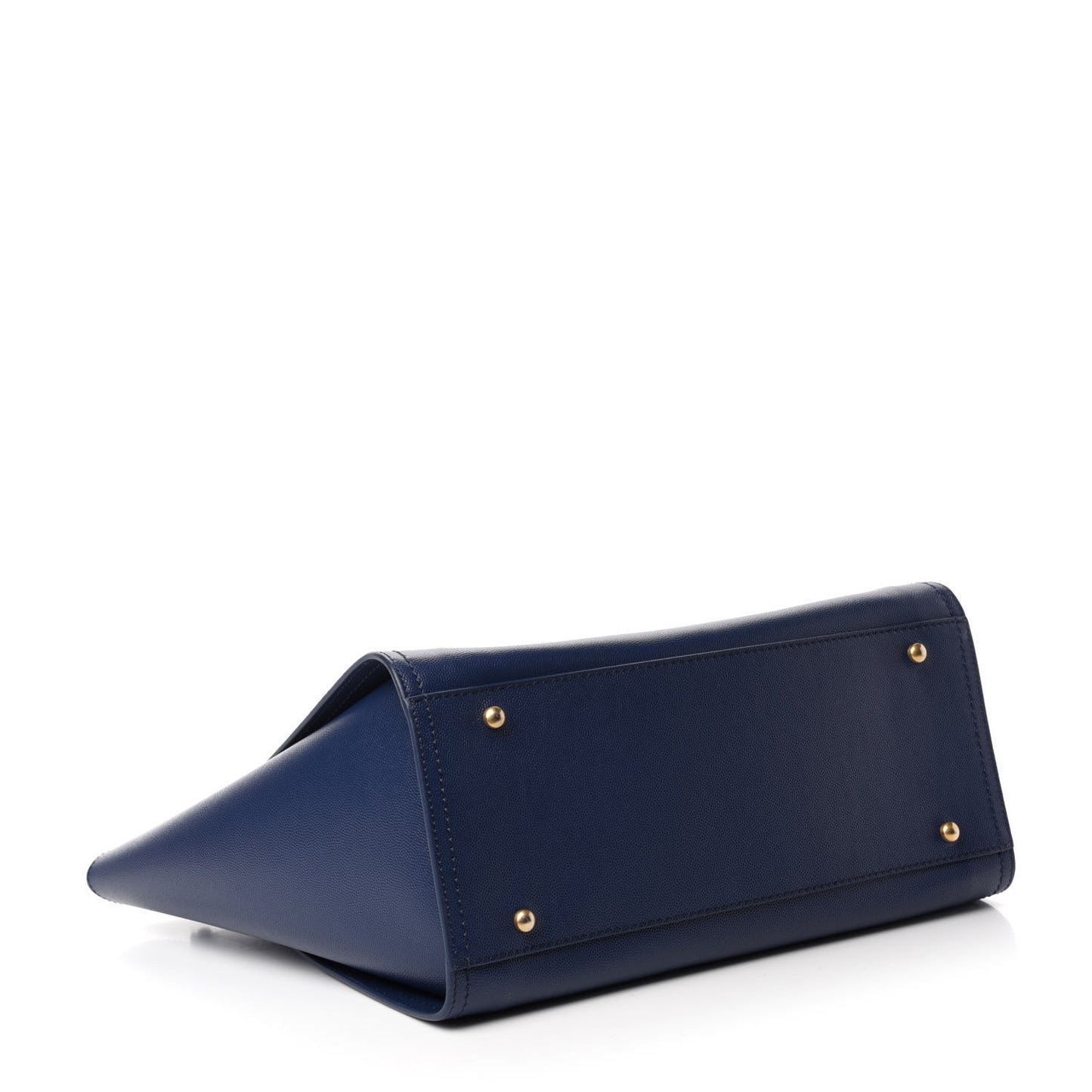 Caviar Small Studded Deauville Tote Navy