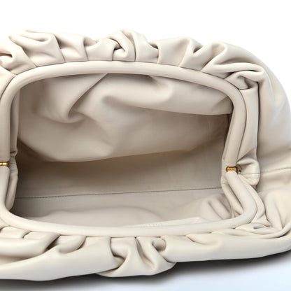 Bottega Veneta Smooth Butter Calf The Pouch Oversized Clutch Mist 4 of 4