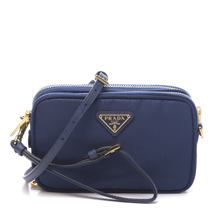 Prada Tessuto Nylon Mini Camera Crossbody Royal 1 of 12