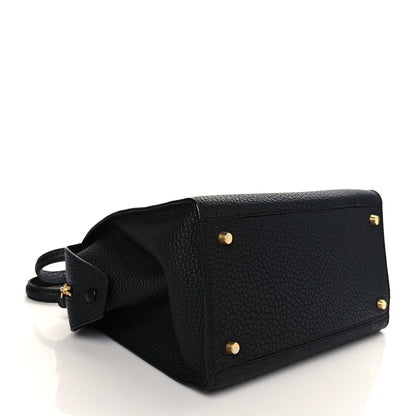 Celine Bullhide Calfskin Small Ring Bag Black 3 of 8