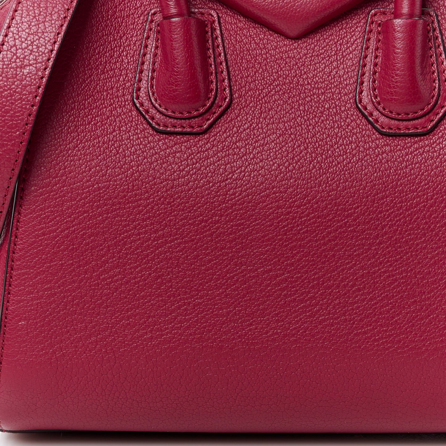 Sugar Goatskin Mini Antigona Fig Pink
