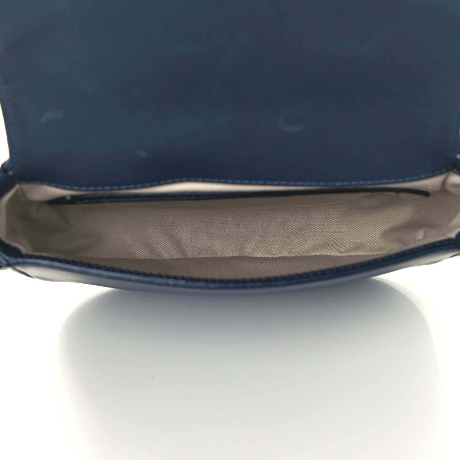 Mansur Gavriel Calfskin Flap Crossbody Bag Blu 5 of 10
