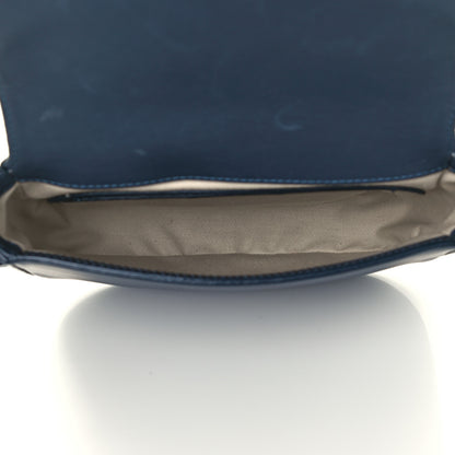Mansur Gavriel Calfskin Flap Crossbody Bag Blu 5 of 10
