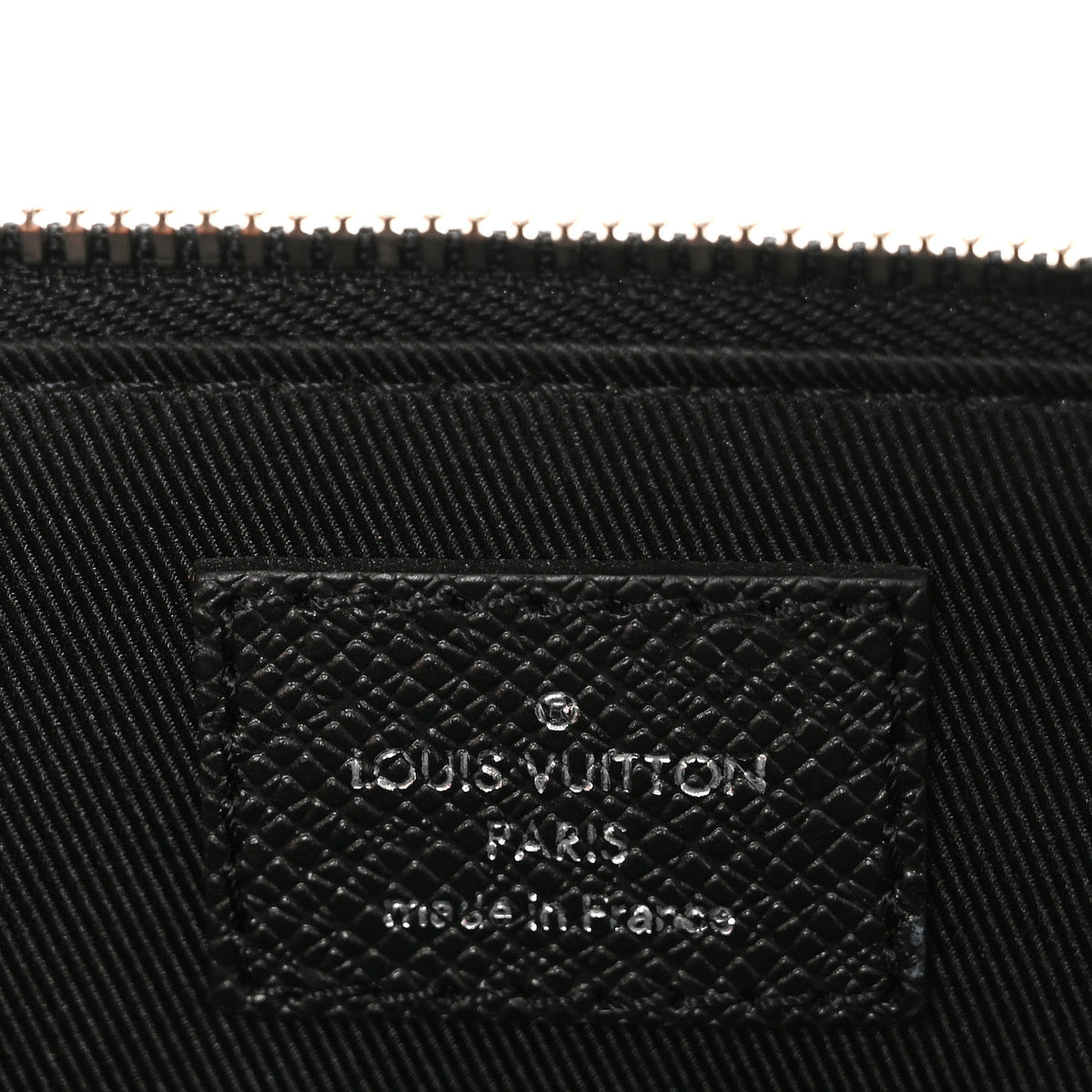 Louis Vuitton Taiga Slim Briefcase Black 6 of 9