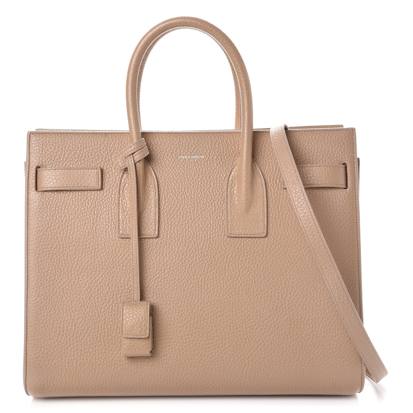 Grained Calfskin Small Sac De Jour Nude Powder