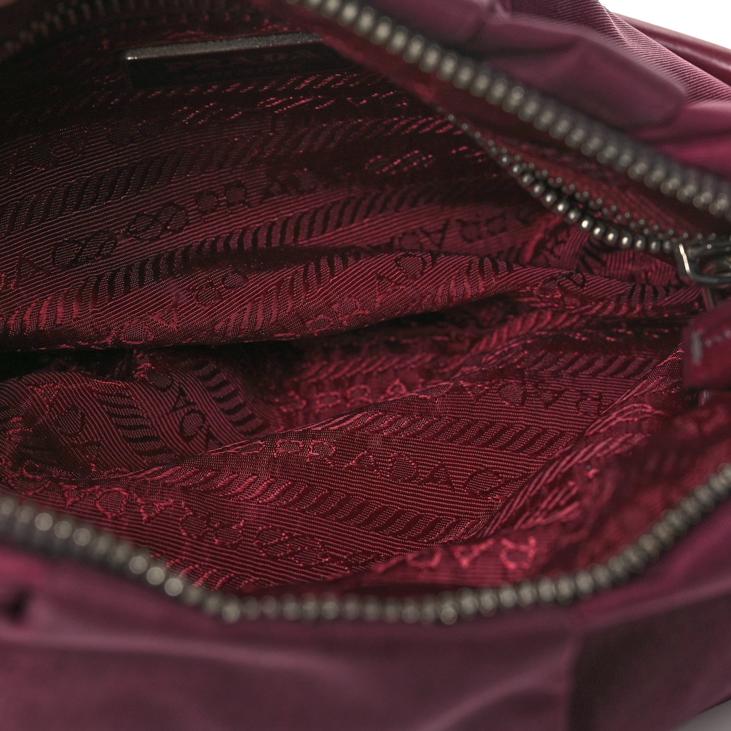 Prada Nylon Sfumato Shoulder Bag Purple 5 of 9
