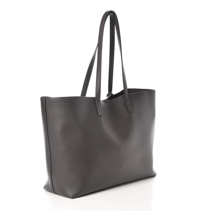 Saint Laurent Calfskin Large Shopping Tote Asphalt 4 of 9
