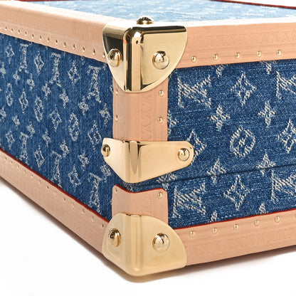 Louis Vuitton Monogram Denim Petite Valise Blue 9 of 10
