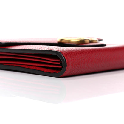 Gucci Calfskin GG Marmont Chain Wallet Vulcanic Red 11 of 13