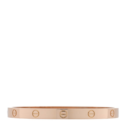 Cartier 18K Pink Gold LOVE Bracelet 19 2 of 7
