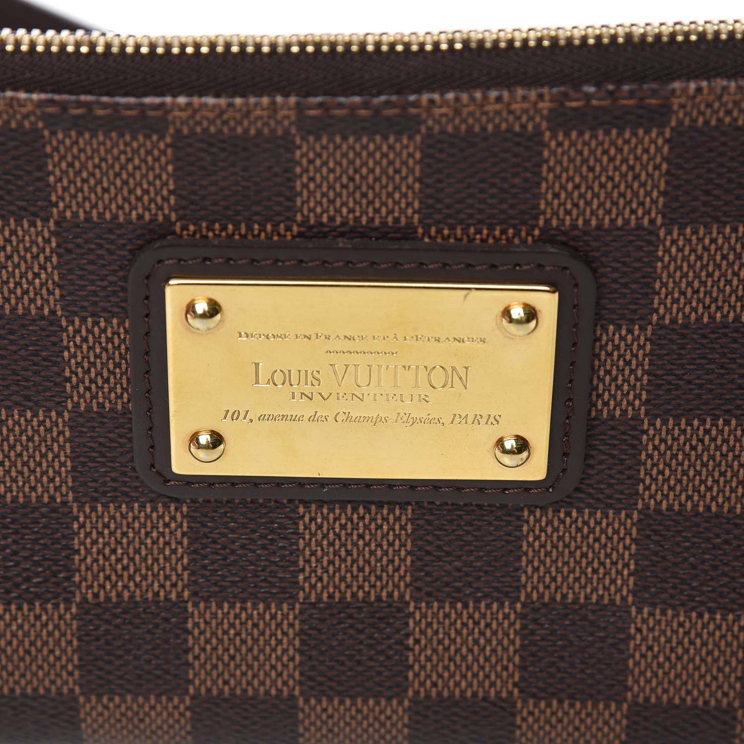 Louis Vuitton Damier Ebene Eva Clutch 11 of 12