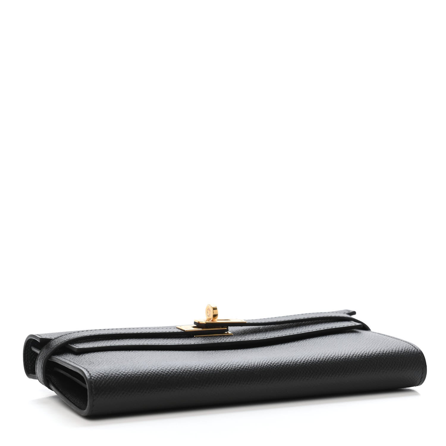 Hermes Epsom Kelly Longue Wallet Black 3 of 4