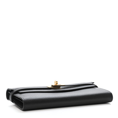 Hermes Epsom Kelly Longue Wallet Black 3 of 4
