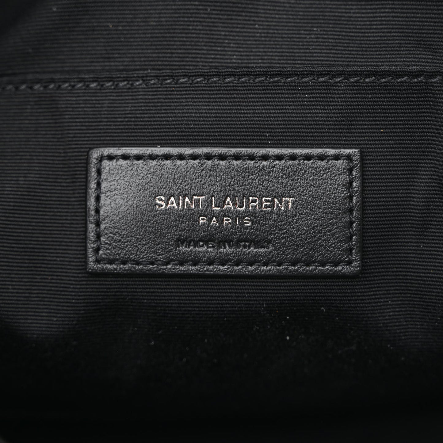 Calfskin Matelasse Monogram Monochrome Lou Camera Bag Black