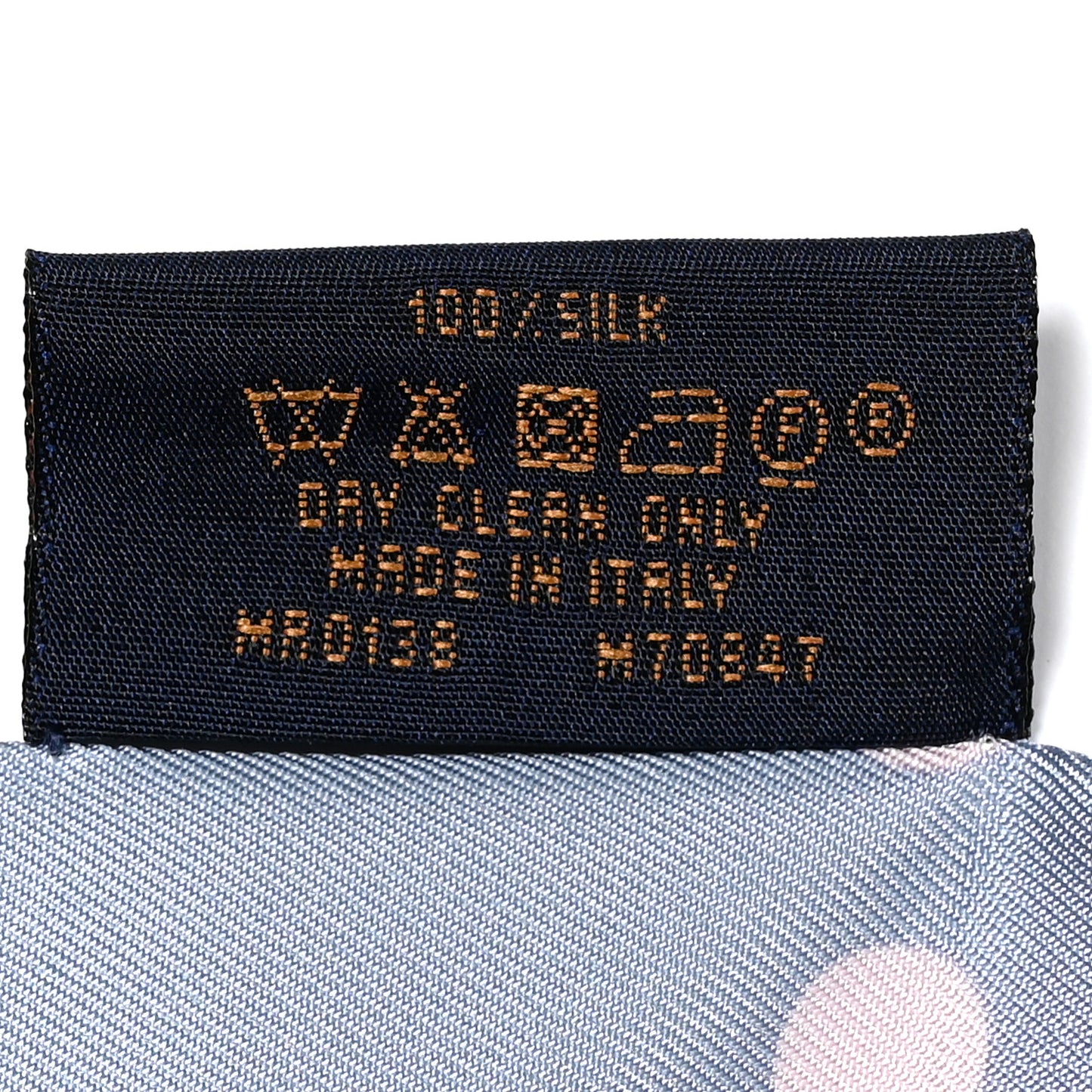Silk Monogram Pop Confidential Bandeau Light Blue