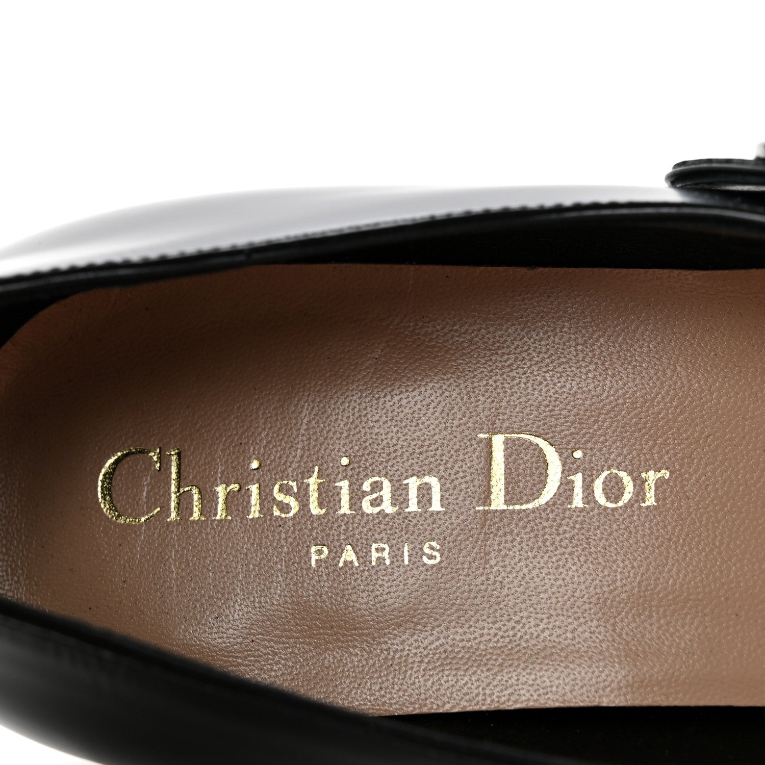 Christian Dior Brushed Calfskin Uniform 30mm Pumps 36.5 Black 8 of 10
