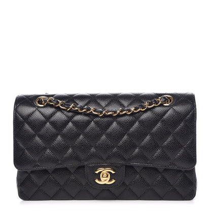 Chanel Caviar Quilted Medium Double Flap Black 1 of 7