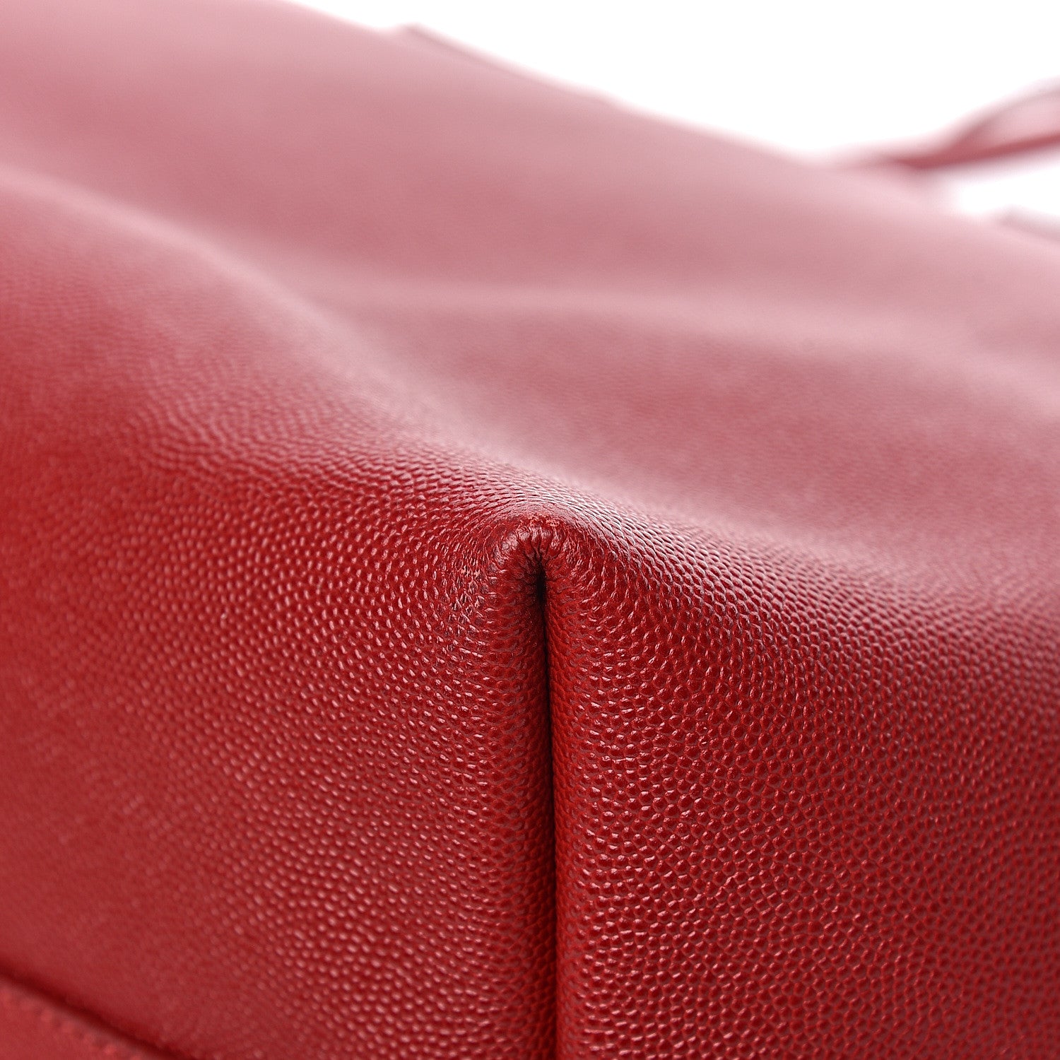 Tom Ford Grained Calfskin Small T Tote Red 13 of 14