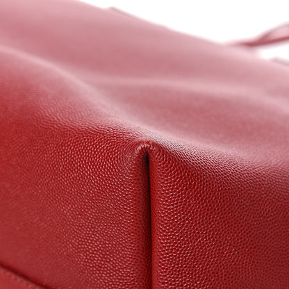 Tom Ford Grained Calfskin Small T Tote Red 13 of 14