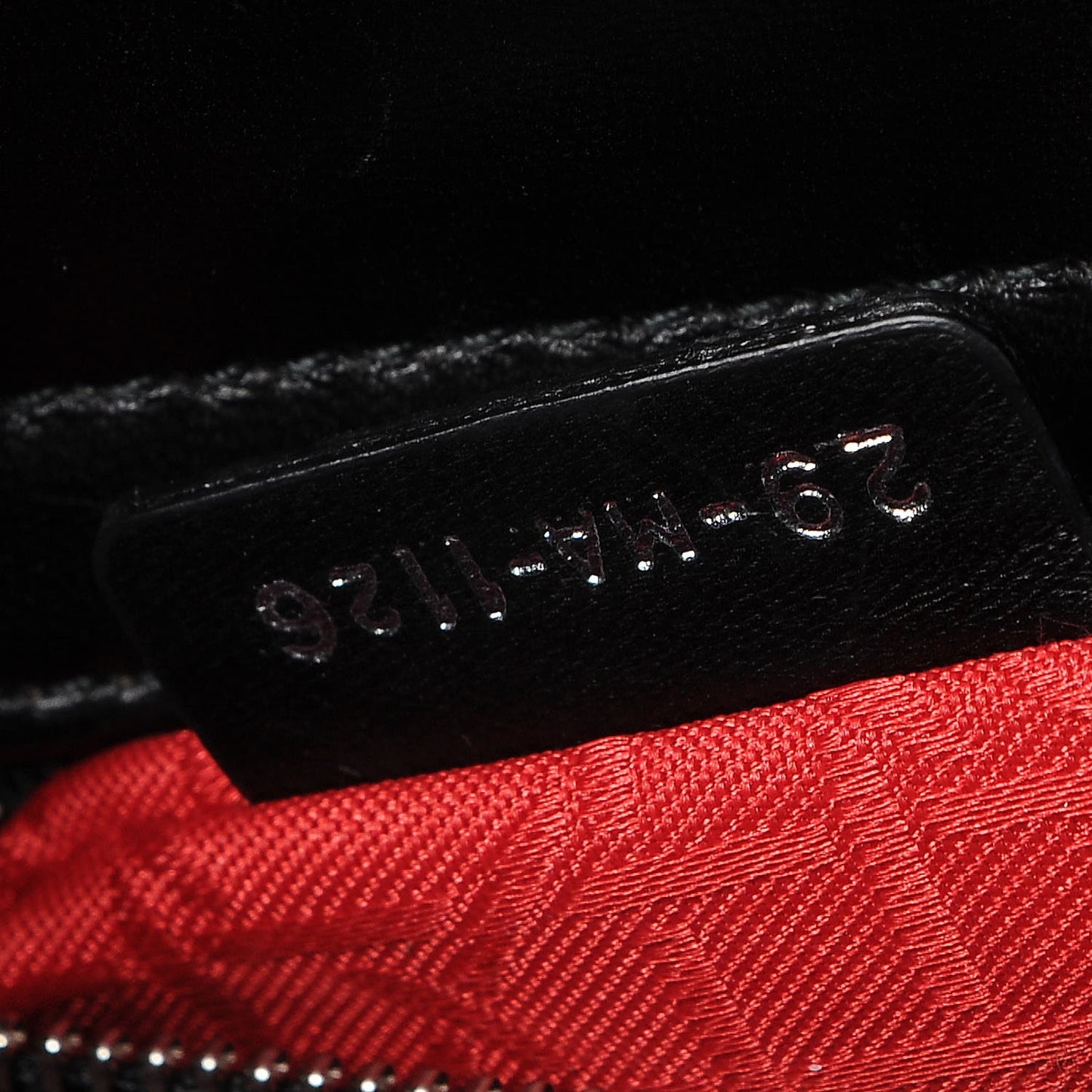 Lambskin Cannage Small Lucky Badges My Lady Dior Black